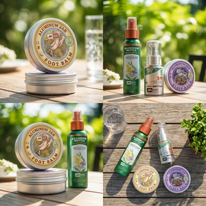 Flacon pulvérisateur vide en aluminium pour répulsif anti-insectes et emballage de baume rafraîchissant en pot, pour soins extérieurs personnalisés en gros - Product Image 5