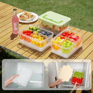 Multifunctional Sealed Refrigerated Lunch <b>Box</b> Portable Fresh-Keeping <b>Box</b> Food Grade <b>Large</b> Capacity Portable Picnic <b>Box</b> - Product Image 4