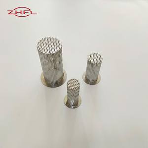 Tubo Metálico Perforado de 0.4-1.5mm de Espesor, Cilindro de Filtro de Líquido de Acero Inoxidable 304/316, 99% de Eficiencia, Espesor Personalizable - Product Image 1