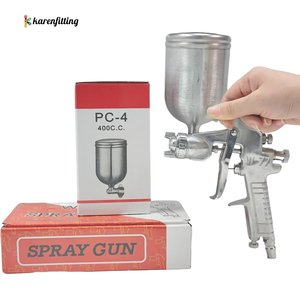 Pistolet de pulvérisation pneumatique manuel W-77 à alimentation par gravité, haute atomisation, pour apprêt et couche de finition automobile et de meubles - Product Image 4