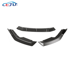 Nero opaco ABS Carbon Look auto paraurti anteriore Splitter mentoniera per Nissan Sylphy Pulsar <span class=keywords><strong>S</strong></span> SV <span class=keywords><strong>SR</strong></span> B18 2020-2023 - Product Image 6