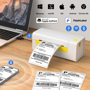 Uyin y486 tốc độ cao và giá rẻ Giá 4-inch <span class=keywords><strong>AirPrint</strong></span> <span class=keywords><strong>Bluetooth</strong></span> Vận chuyển vận đơn mã vạch nhiệt inkless nhãn dán máy in - Product Image 2