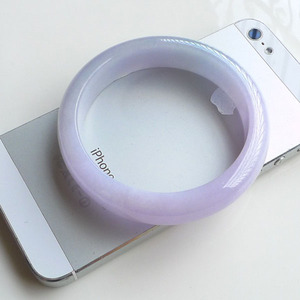 Bracelet en <span class=keywords><strong>jade</strong></span> birman naturel de qualité supérieure, violet clair, fleur flottante, violet glacé, <span class=keywords><strong>jade</strong></span> birman - Product Image 5