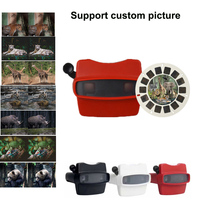 Vente chaude 3D Image Viewer Personnalisé Bobines Jouet Éducatif Télescope Forme Aventure Jouets Photo Viewer pour Enfants