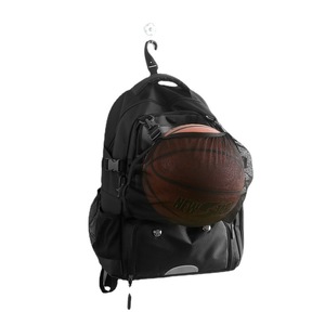 Sac à dos pour équipement de basketball, sac d'entraînement de volley-ball avec filet à ballon externe et compartiment à chaussures pour le football - Product Image 1