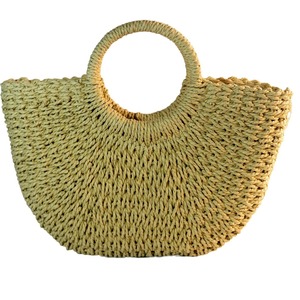 <span class=keywords><strong>Borsa</strong></span> Casual <span class=keywords><strong>a</strong></span> forma di <span class=keywords><strong>luna</strong></span> della foresta con fodera in poliestere stile alla moda <span class=keywords><strong>borsa</strong></span> in tinta unita intrecciata <span class=keywords><strong>a</strong></span> mano semplice all'ingrosso - Product Image 4