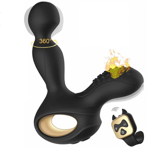 Dildo di riscaldamento vibratore anale per gli uomini Gay clitoride stimolatore anale senza fili vibratore Dildo massaggio prostatico maschio vibratore Strapon - Product Image 3