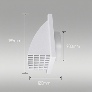 QIEXEIN Modern Design Durable Adjustable Rectangle Shape ABS <strong>Plastic</strong> Wall Air <strong>Vent</strong> <strong>Cover</strong> for Air Conditioning Ventilation System - Product Image 6