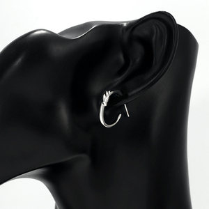 ต่างหูแบบติดหู ดีไซน์สร้างสรรค์ ทำจากทองเหลือง ประดับเพชรซิรคอน ชุบโรเดียม น่ารัก คุณภาพสูง กันน้ำ สไตล์โรแมนติกเก๋ไก๋ ของขวัญเครื่องประดับสำหรับผู้หญิง - Product Image 4