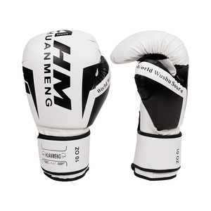Guantes de Entrenamiento de Cuero Grueso al por Mayor para Adultos, para Competencia y Combate Sanda, para Artes Marciales y Entrenamiento de Boxeo - Product Image 1