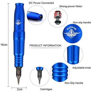 Newest Wireless Tattoo Machine Pen with Rechargeable Batteries Complete Tattoo Kit for Body Art Use Professional Tattoo Supply - Product Image 4