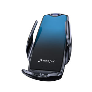 Derniers produits technologiques Support de téléphone de voiture <span class=keywords><strong>pour</strong></span> bouche d'aération magnétique à lumière ambiante LED à serrage automatique personnalisé <span class=keywords><strong>Chargeur</strong></span> de voiture sans fil 15W - Product Image 1