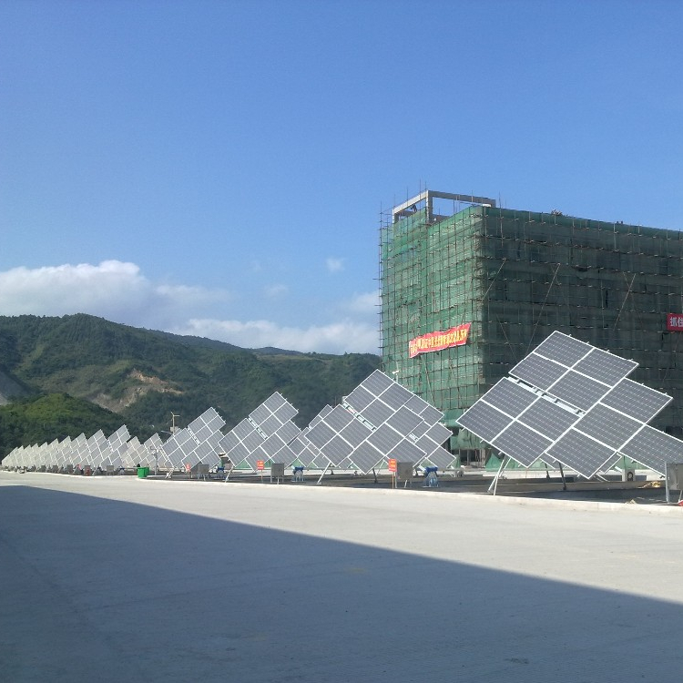 Наклонная одноосевая Опора слежения за солнечной батареей для панелей PV