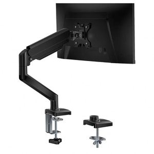 Soporte de Monitor con Resorte de Gas de Alta Resistencia, VESA 75x75/100x100, Altura e Inclinación Ajustables - Product Image 1
