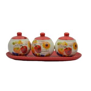 Tarro <span class=keywords><strong>de</strong></span> especias <span class=keywords><strong>de</strong></span> gres <span class=keywords><strong>de</strong></span> color marrón personalizado con soporte, contenedor <span class=keywords><strong>de</strong></span> condimentos <span class=keywords><strong>de</strong></span> cerámica para Cocina - Product Image 2