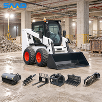 Harga Pabrik Euro 5 Bersertifikasi EPA Mini Skid Steer Loader Multifungsi Mini Excavator Mesin Konstruksi