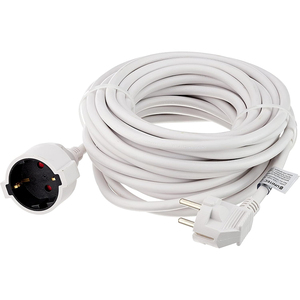 สายเคเบิล H05VV-F3G1.5mm2ต่อขยาย Sckuko ยาว3ม. 16 A/250 <span class=keywords><strong>V</strong></span> 3680 <span class=keywords><strong>W</strong></span> สีดำสีขาวพร้อมปลั๊กป้องกันสำหรับใช้ในร่ม - Product Image 4