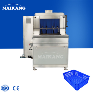 Machine à laver les caisses <span class=keywords><strong>de</strong></span> qualité alimentaire industrielle, conçue pour les plateaux à chocolat, les <span class=keywords><strong>pièces</strong></span> usinées en métal et les bacs à déchets médicaux - Product Image 1