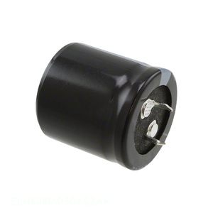 Distribuidor Autorizado, Condensador de Aluminio de 6800 uF, ELH688M050AS2AA, 20%, 50V, Tipo SNAP TH - Product Image 1