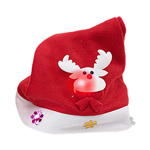 Jintai factory In-stock 2022 trend product fashion design decorazione natalizia cappello leggero a led per adulto - Product Image 3