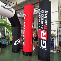 Tentspace Drapeaux Publicitaires Gonflables Personnalisés, Bannière Imprimée, Pilier Gonflable de Marque, Arche Gonflable pour Stand d'Exposition