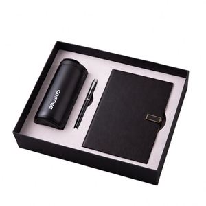 Ensemble Cadeau d'Entreprise de Luxe Personnalisable : Carnet, Stylo, Tasse à Café et Bloc-Notes avec Mug de Voyage – Vente en Gros Promotionnelle - Product Image 1