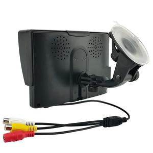 7 inch Màn hình LCD xe phía sau xem màn hình với kính chắn gió hút núi 12-24V cho xe tải Caravan sao lưu máy ảnh - Product Image 6