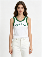 Top Corto de Verano para Mujer con Logotipo Personalizado, Top Corto Sexy de Punto Ajustado al Cuerpo de Alta Calidad al por Mayor