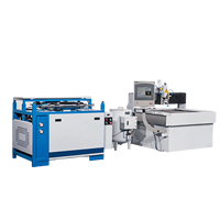 Machine de découpe CNC à jet d'eau professionnelle 5 axes de type mini-pont, haute précision, avec roulement de moteur 4kW, charge utile 500 kg/m, pour métal et pierre