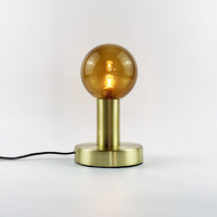 Nouveautés, lampe de table LED unique en verre moderne, décoration artistique pour restaurant nordique, salon