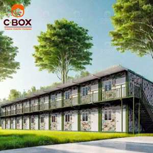 Cbox - Dormitorio Modular Prefabricado para Trabajadores, Estilo Camuflaje, Panel Sándwich de Acero, Casa Contenedor Desmontable - Product Image 2