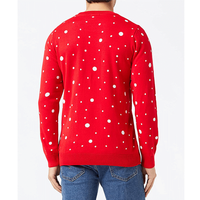 Logo personnalisé OEM ODM Tricots des Fêtes pour Hommes Dessin Animé Acrylique Coton Tricoté Pull Jumper Pull de Noël moche