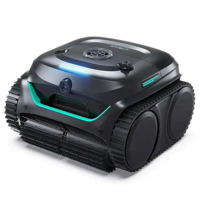 Commercial-Grade Automatic Pool Robot Vacuum Cleaner - Strong Suction & Large-Capacity Filter for Public Swimming Pool Cleaning