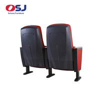 Solution complète de sièges pour salles : Chaises d'auditorium pliantes à pieds en acier pour projets scolaires et gouvernementaux - Usage commercial en gros