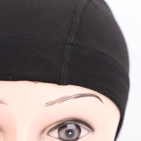 Bonnet sans colle pour les cheveux, filet pour perruque, en Spandex, dôme élastique en maille, 1 pièce