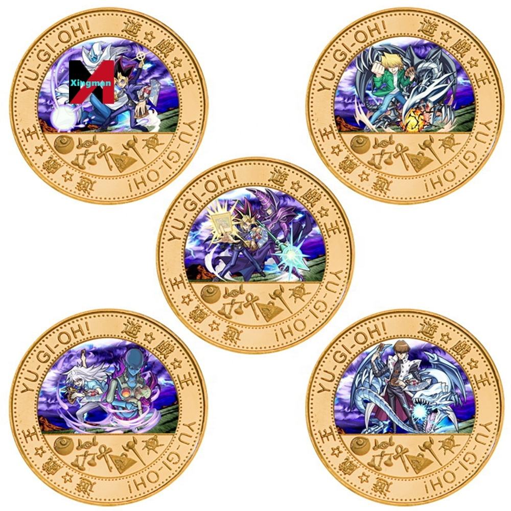 애니메이션 유희왕 코인 유희 모토 조이 웨일러 류 바쿠라 세토 카이바 게임 메탈 기념 코인 컬렉션| Alibaba.com