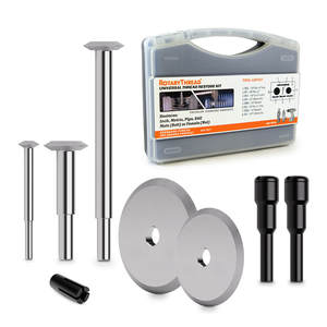 Kit standard de 8 boulons de réparation pour filetages rotatifs RTK3.1, pour la restauration de filetages, outils électriques, outils pneumatiques, tuyaux pouces/métriques - Product Image 1