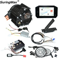Custom Electric Motorcycle QS120 60H V3 Foot Pedal Acceleration Off-Road E-Moto Motor Mid Drive Power System 2kw E-dirt Bike Kit
