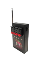 Système de tir de feux d'artifice à télécommande sans fil 4 Cue Dispositif de tir de feux d'artifice pour mariage Noël Anniversaire Machine Pyro à froid