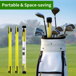Corrector de Postura de Golf de Alta Calidad, Ayuda de Entrenamiento de Golf Portátil, Logotipo Personalizado, Palo de Alineación de Golf Plegable de 3 Secciones - Product Image 6