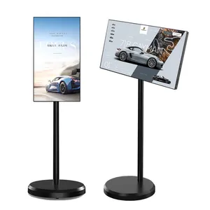 Portátil 21,5 Polegadas Touch Display Ips Tela Girar Usb Wifi StandbyME Piso De Pé Smart TV Para O Trabalho Estudando Workout Gaming