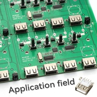 Conector USB Tipo A Hembra/Macho de 10.0/10.5/13.0/13.7/14.2/15.0/17.5/19.6/20.5mm, Pines de Carga Tipo A