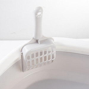 <b>Cat</b> Litter <b>Box</b> Rectangle PP Material With Scoop For Adult <b>Cats</b> Pink Gray Green Blue - Product Image 3