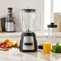Blender multifonctionnel haute vitesse commercial avec lames en acier inoxydable pour usage domestique et hôtelier, mixeur, presse-agrumes, moulin à épices