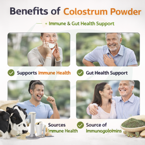 אבקת קולוסטרום OEM תמיכה טבעית לחיסון ומערכת העיכול עם תכונות נוגדות חמצון לאיזון בריאות יומיומי - Product Image 4