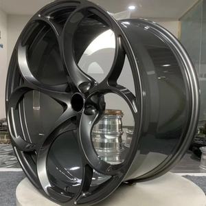 XINLAI Roues forgées 1 pièce en alliage d'aluminium pour Alfa Romeo Stelvio Conception de rayons de trèfle à quatre feuilles personnalisée 17 18 19 20 2122 pouces - Product Image 4