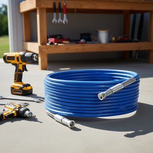 Tuyau de pulvérisation de peinture sans air universel de 50 pieds et 1/4 pouce pour pistolets de pulvérisation électriques - Product Image 2