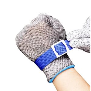 Gants de boucher anti-coupure en acier inoxydable 316L, personnalisables, résistance au coupure niveau 5, vente en gros, directement de l'usine - Product Image 6