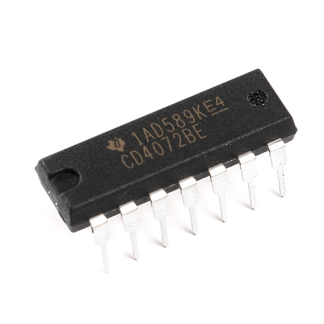 Direct connection Cd4072be Dip-14 2 Passage 4 Input 3v to 18v Or gate logic ic Chip