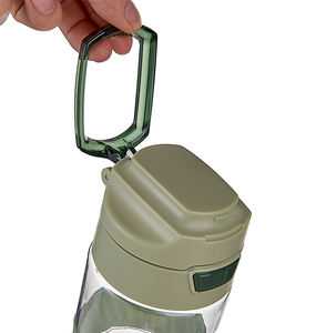 Botella de agua deportiva de plástico sin BPA de 850ml, muestra <span class=keywords><strong>gratis</strong></span>, Tritan, tapa abatible a prueba de roturas para gimnasio, Yoga, Camping, bebida <span class=keywords><strong>directa</strong></span> - Product Image 2